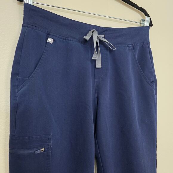 FIGS Technical Collection Scrub Pants Women’s Small Navy Jogger Stretch - Picture 2 of 12